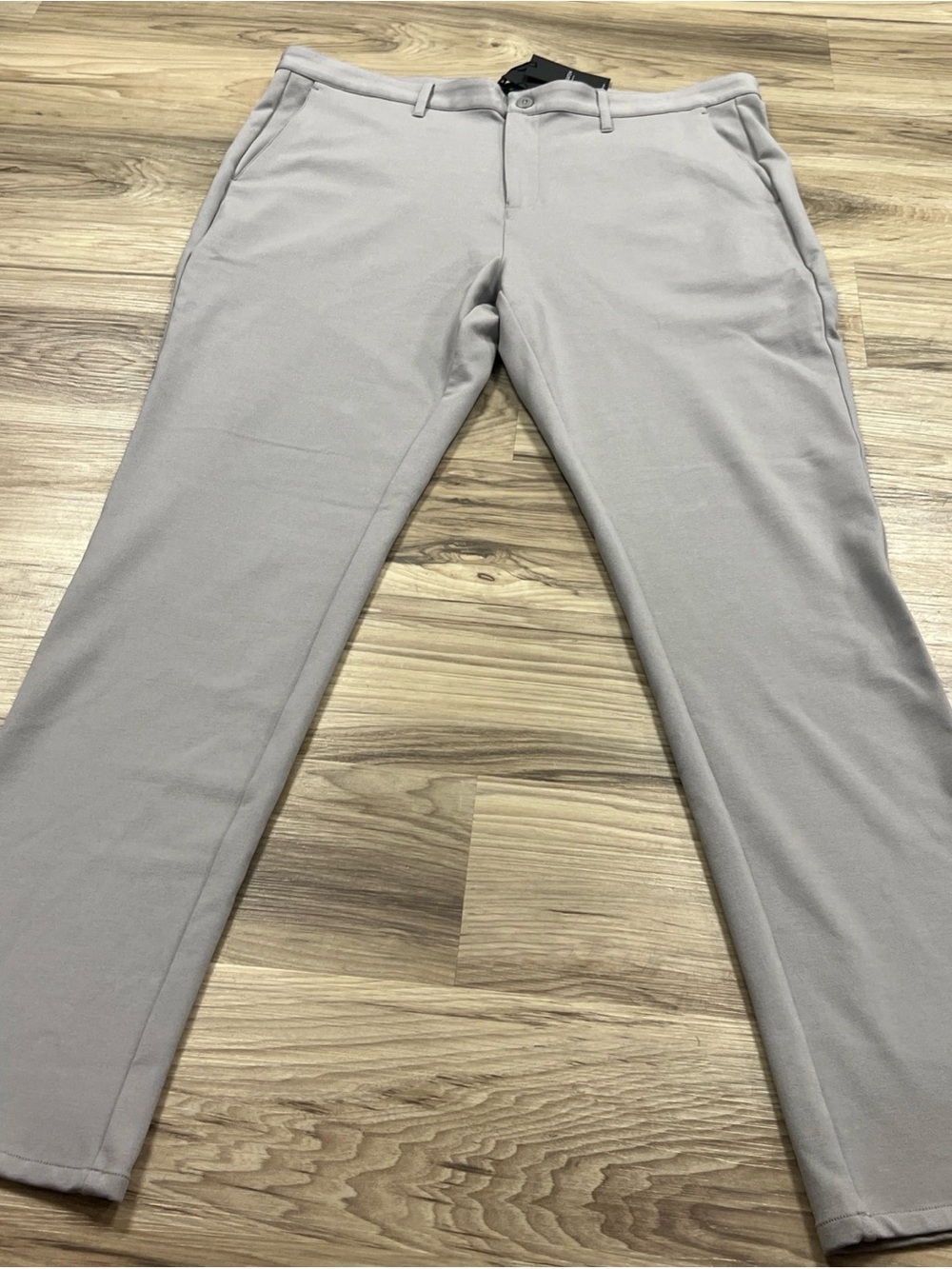 Bugatchi Performance Pants Stretch Flat Front Gray Men’s Size 40x32 $199 NWT
